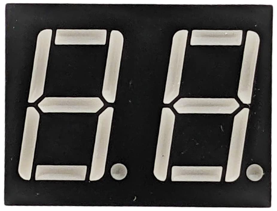 abc18　2口 Amazon.com: 15 Pack Common Anode 2 Digits 18 Pin Red LED 7